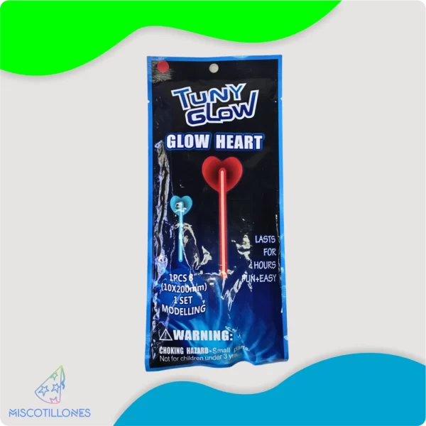 Varita Glow con Corazón Glow Heart