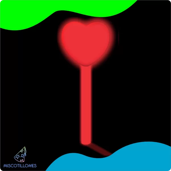 Varita Glow con Corazón Glow Heart - Imagen 2