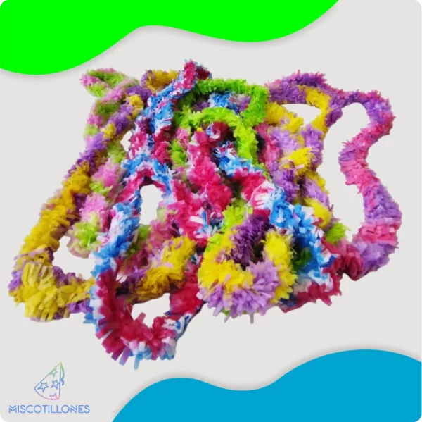 Collar Hawaiano Felpudo Multicolor - Imagen 3