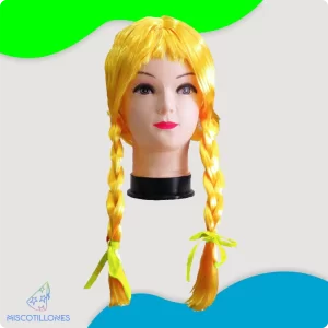 Peluca con Trenzas
