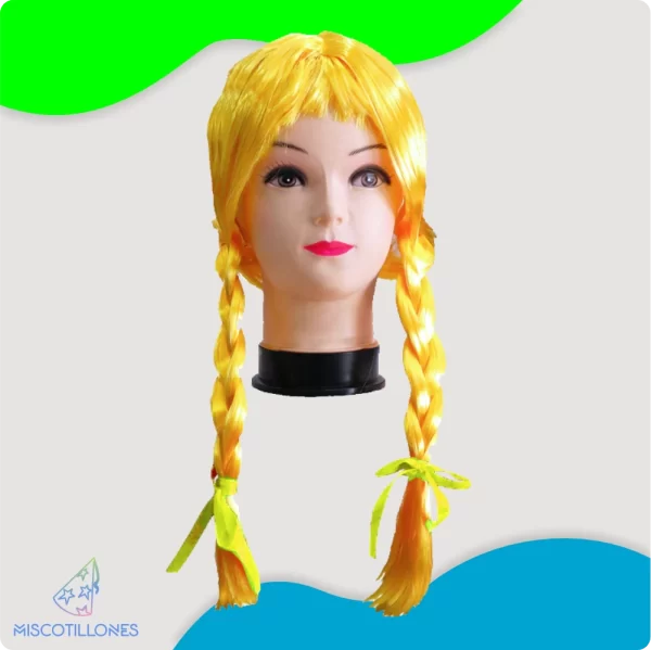 Peluca con Trenzas