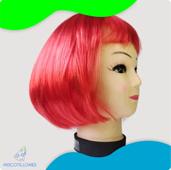 Peluca Lisa Corta - Imagen 4
