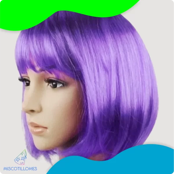Peluca Lisa Corta - Imagen 5