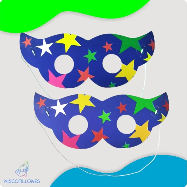 Antifaz Infantil con Estrellas - Imagen 2
