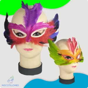 Antifaz de Plumas Pequeño