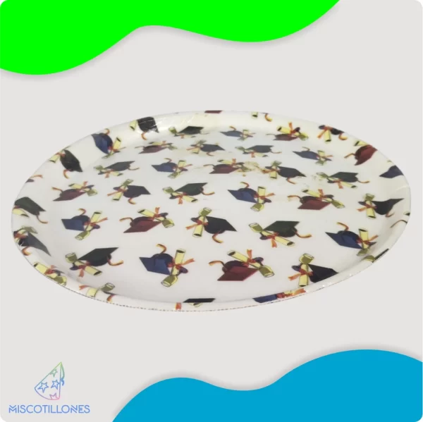 Bandejas de Pasapalos para Graduaciones (3 Piezas) - Imagen 3