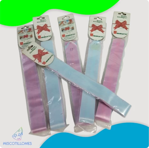 Lazo Grande Cielo y Rosa (3 Pack) - Imagen 4