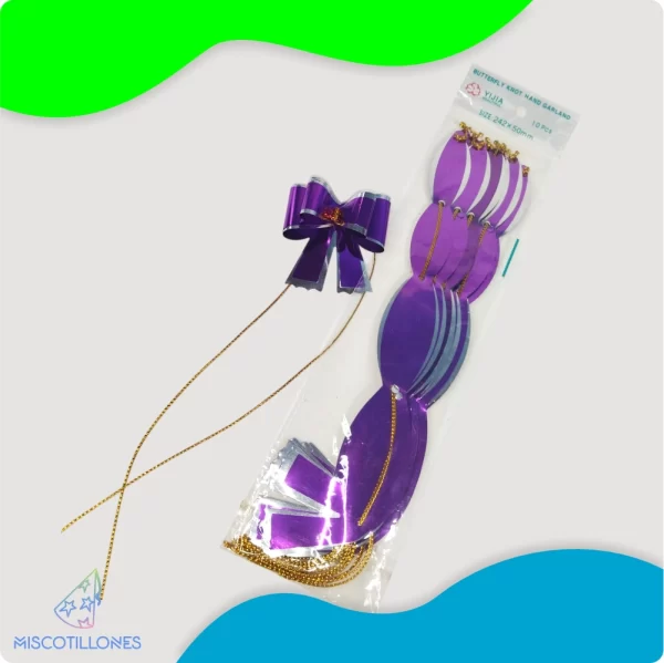Lazo Mágico Metalizado Pequeño (10 Pack) - Imagen 4