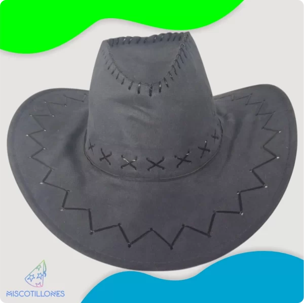 Sombrero Vaquero Gris - Imagen 5