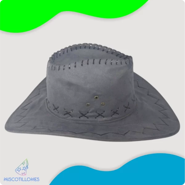 Sombrero Vaquero Gris - Imagen 2