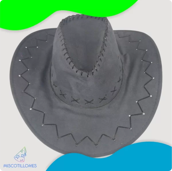 Sombrero Vaquero Gris - Imagen 3